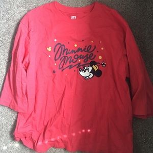 Uniqlo Minnie Mouse long sleeve
